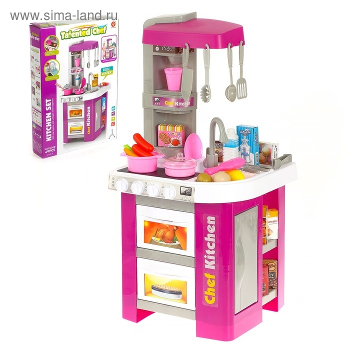 Игровой модуль кухня «Талантливый повар», свет, звук, бежит вода из крана, цвета МИКС Игровой модуль кухня «Талантливый повар», свет, звук, бежит вода из крана, цвета МИКС