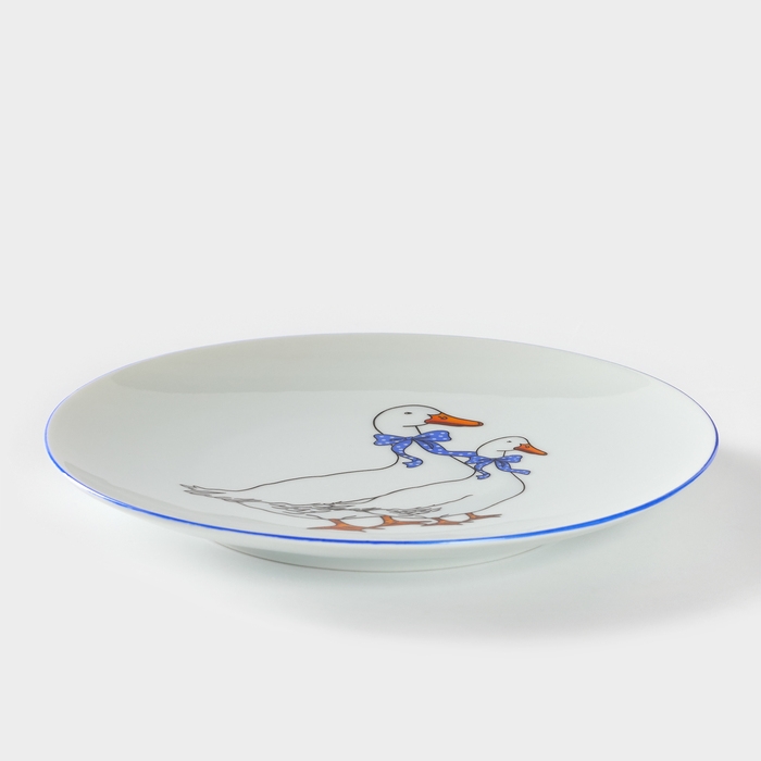 Набор фарфоровый для завтрака «Гуси», 3 предмета Набор фарфоровый для завтрака «Гуси», 3 предмета