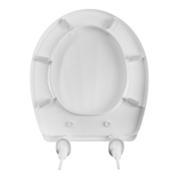 Сиденье для унитаза Aquant AQ2601-14-MR, ракушка, расстояние между креплениями 70-180 мм