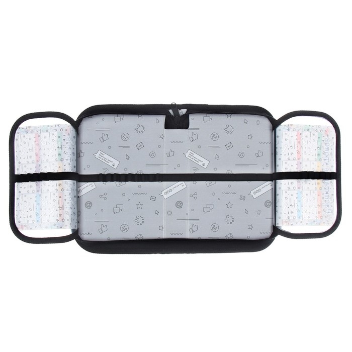 Пенал 1 секция, 130 х 210 х 40 мм, 2 откидные планки, тканевый, Calligrata TOP, Content Пенал 1 секция, 130 х 210 х 40 мм, 2 откидные планки, тканевый, Calligrata TOP, Content "Аниме игра"