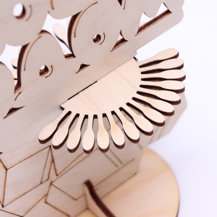 Салфетница Салфетница "Елка с подарками С Новым 2025 годом", 13х24х8 см