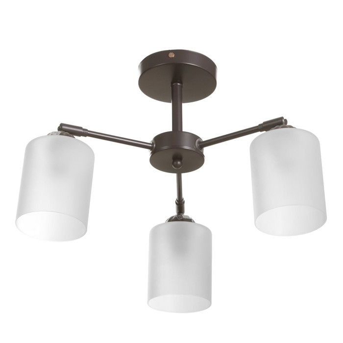 Люстра Люстра "Исла" 3х60Вт Е27 Коричневый 48х48х22см