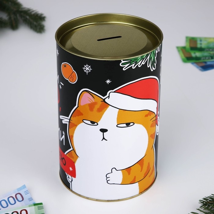 Копилка новогодняя подарок «Новый год: Деньги зло», XXL, 20 х 12,5 см Копилка новогодняя подарок «Новый год: Деньги зло», XXL, 20 х 12,5 см