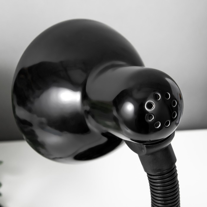 Лампа настольная Е27, светорегулятор (220В) черная (203А) RISALUX