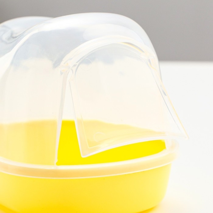 Туалет для грызунов фигурный Туалет для грызунов фигурный "Пижон", 13 х 10 х 10 см, жёлтый