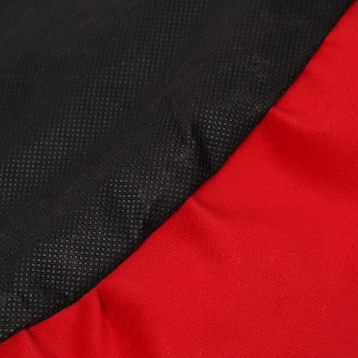 Лежанка  Лежанка "Снежок", 56 х 46 х 13 см, красный