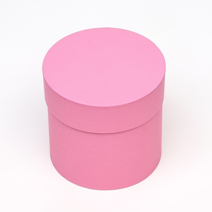 Шляпная коробка розовая, 13 х 13 см Шляпная коробка розовая, 13 х 13 см
