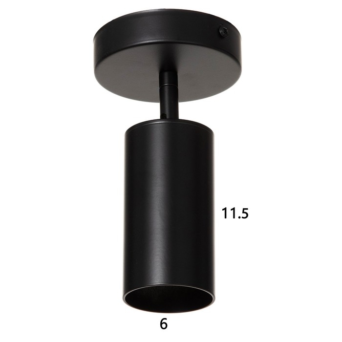 Спот 2484/1BK GU10 40Вт черный 10х11 см Спот 2484/1BK GU10 40Вт черный 10х11 см