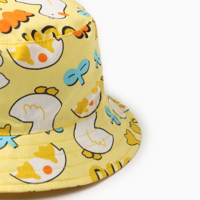 Панама детская, цвет желтый, размер 50 Панама детская, цвет желтый, размер 50