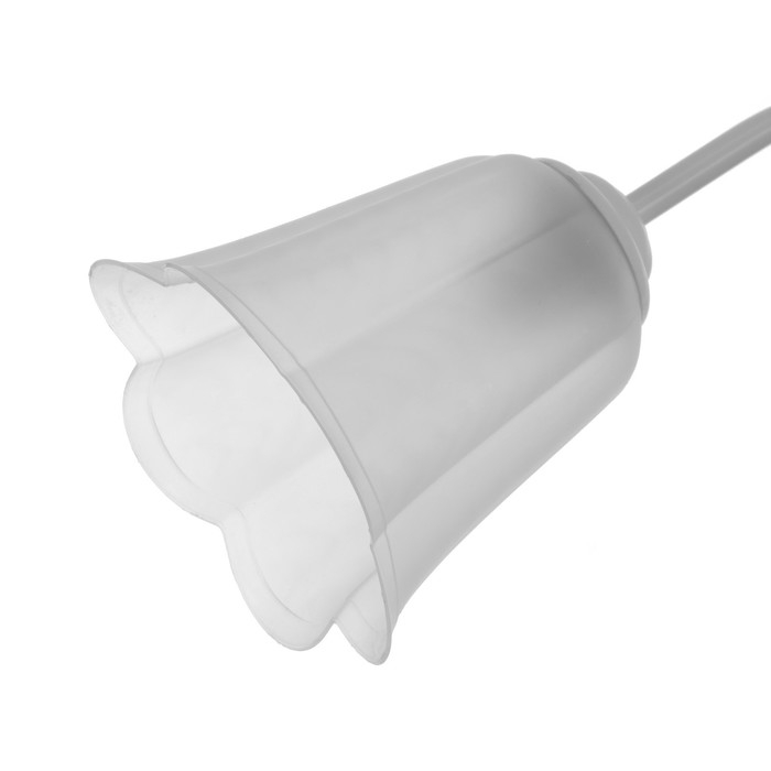 Люстра Люстра "Онлайн" (цветок) 3х15Вт Е27 МОДЕЛЬ: BR 00204 белый/прозрачный