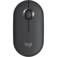 Мышь компьютерная Logitech WRL PEBBLE M350 BLACK 910-005576