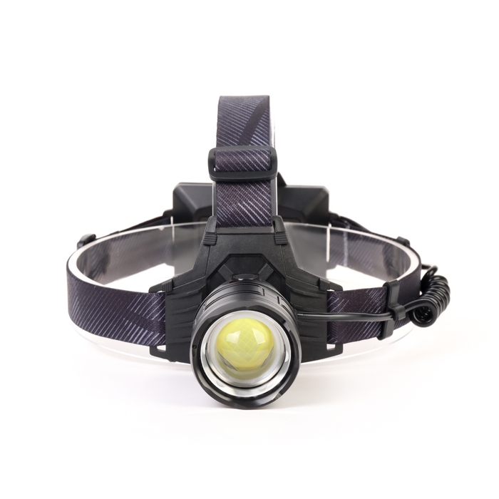 Фонарь налобный аккумуляторный 30 Вт, 2200 мАч, IPX5, 5 режимов, дальность 500 м Фонарь налобный аккумуляторный 30 Вт, 2200 мАч, IPX5, 5 режимов, дальность 500 м