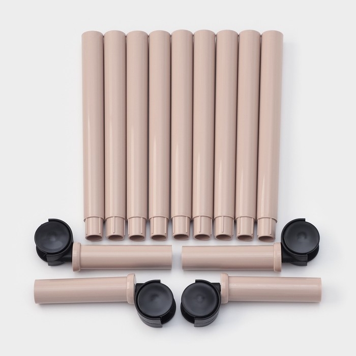 Этажерка напольная 3-х секционная Prima, на колёсиках, цвет МИКС Этажерка напольная 3-х секционная Prima, на колёсиках, цвет МИКС