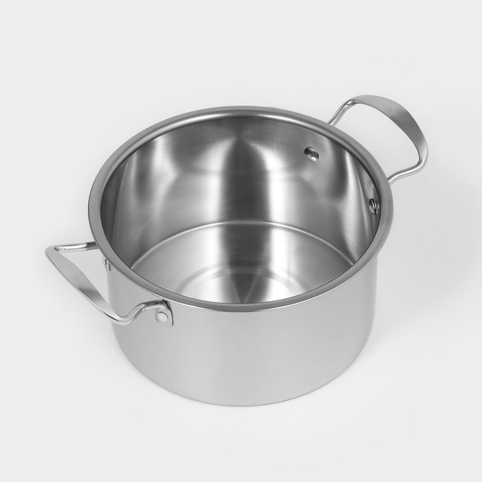 Набор кастрюль из нержавеющей стали «Классик», 3 предмета: 1 л (d=16 см), 1,5 л (d=18 см), 2 л (d=20 см) Набор кастрюль из нержавеющей стали «Классик», 3 предмета: 1 л (d=16 см), 1,5 л (d=18 см), 2 л (d=20 см)