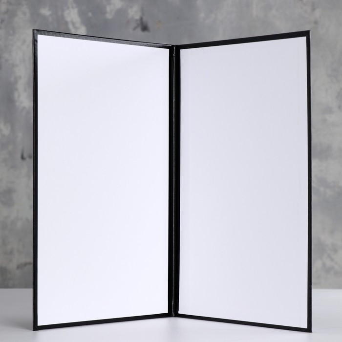 Папка адресная  Папка адресная "На подпись" черный, бумвинил, А4