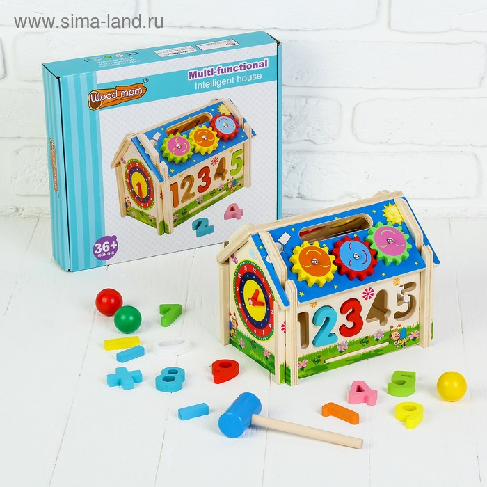 Сортер «Домик с шестерёнками» Сортер «Домик с шестерёнками»