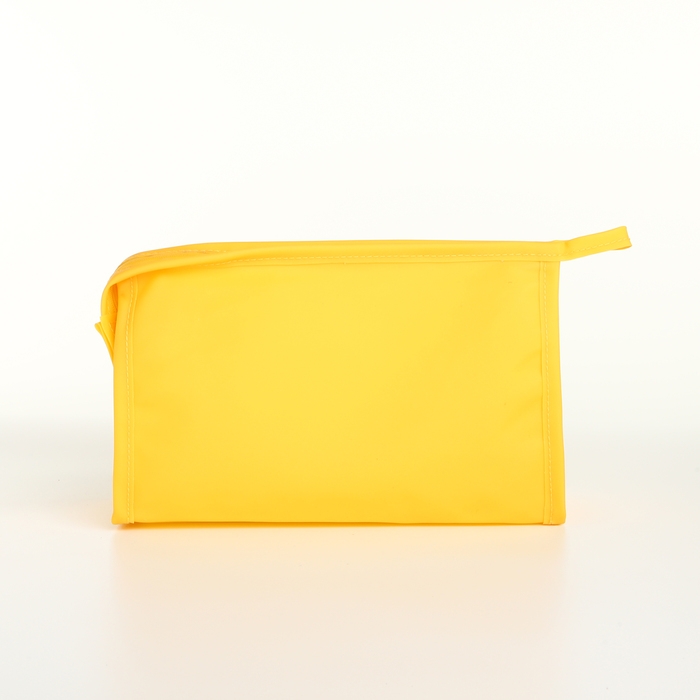 Косметичка на молнии, цвет жёлтый Косметичка на молнии, цвет жёлтый