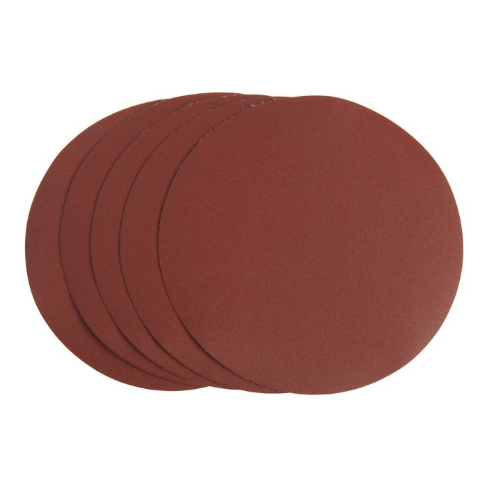 Круг абразивный шлифовальный под  Круг абразивный шлифовальный под "липучку" ТУНДРА, 150 мм, Р400, 5 шт.