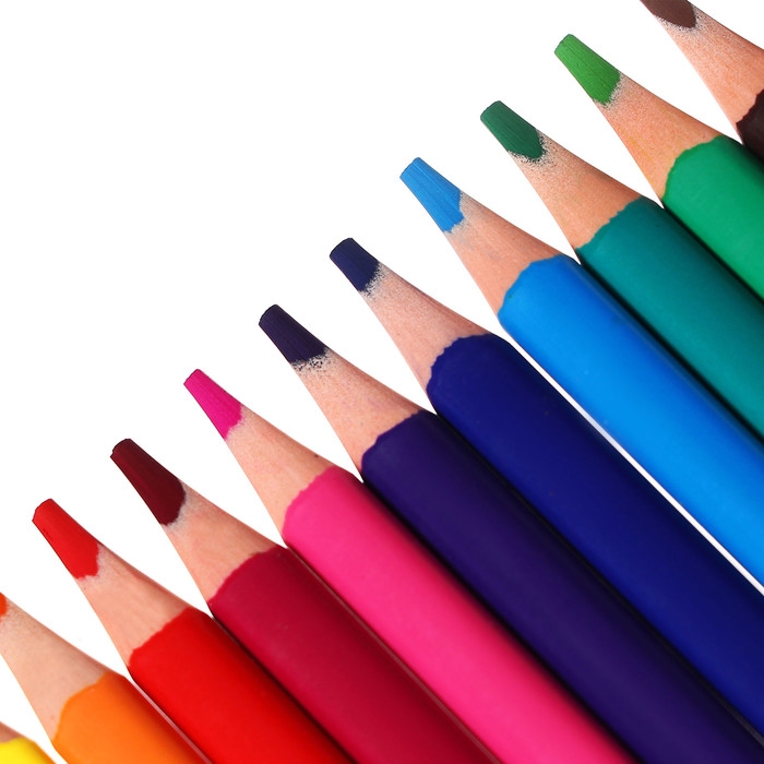 Карандаши цветные 12 цветов Funcolor пластиковые, в картонной тубе, МИКС