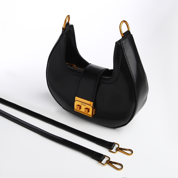 Сумка женская TEXTURA, маленький размер, цвет чёрный