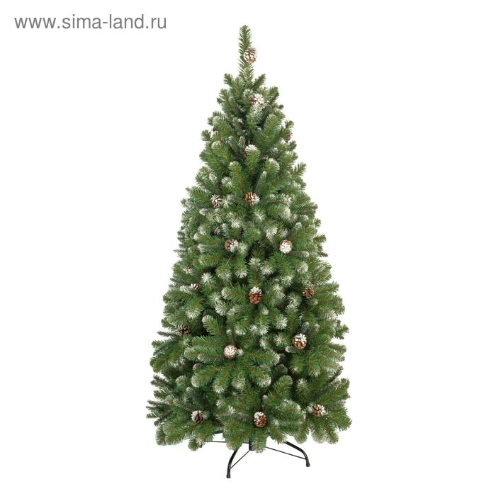 Ёлка искусственная  Ёлка искусственная "Снежная королева" заснеженная 180 см, d нижнего яруса 118 см, 1015 веток