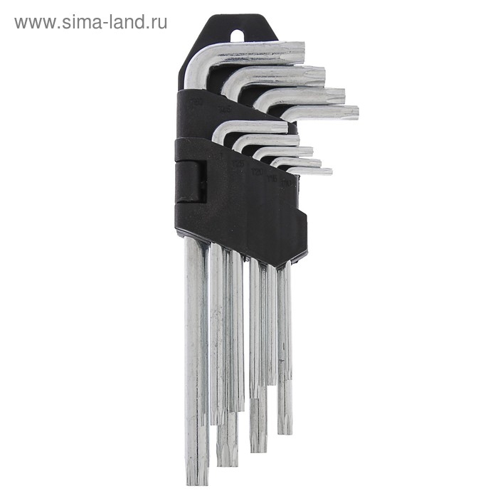 Набор ключей ЛОМ, TORX Tamper, удлиненных, TT10 - TT50, 9 шт. Набор ключей ЛОМ, TORX Tamper, удлиненных, TT10 - TT50, 9 шт.