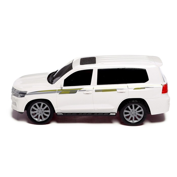 Джип радиоуправляемый «Крузер», 1:14, работает от аккумулятора, цвет белый Джип радиоуправляемый «Крузер», 1:14, работает от аккумулятора, цвет белый