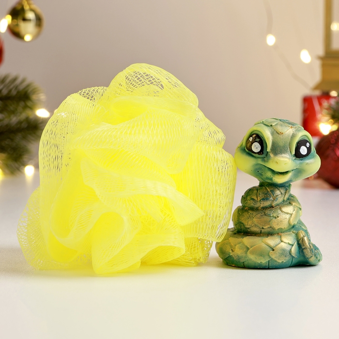 Набор в консервной банке Набор в консервной банке "Время горячего чая и теплых сказок" мыло + мочалка