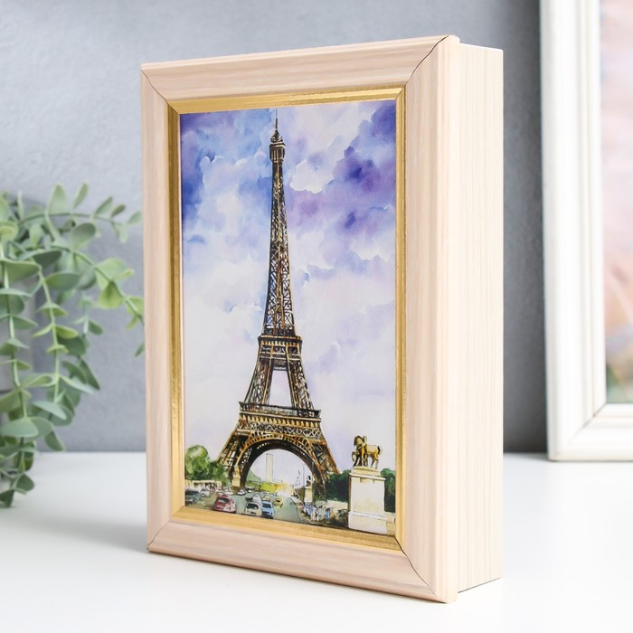 Ключница Ключница "Париж 13" молочный дуб 15х21 см