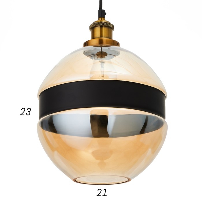 Светильник BayerLux 1385/1 E27 40Вт бронза 21х21х28-128см