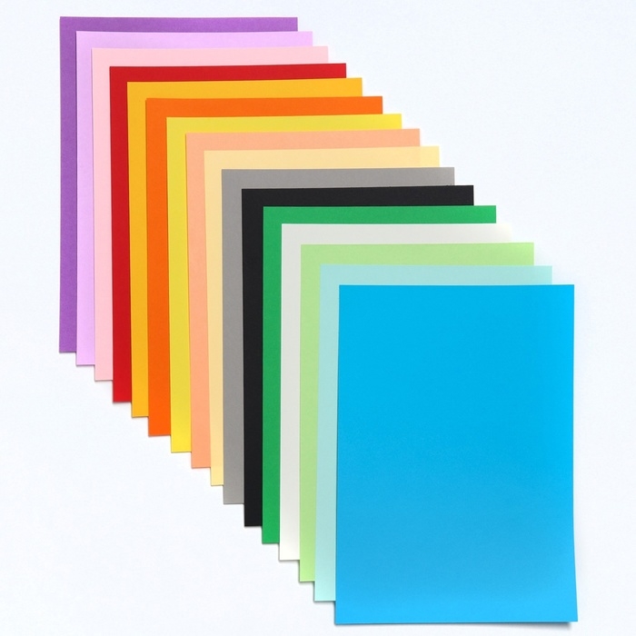 Картон цветной А4 тонированный, 34 листа, 20 цветов (обычный, пастель, неон) 180 г/м Картон цветной А4 тонированный, 34 листа, 20 цветов (обычный, пастель, неон) 180 г/м
