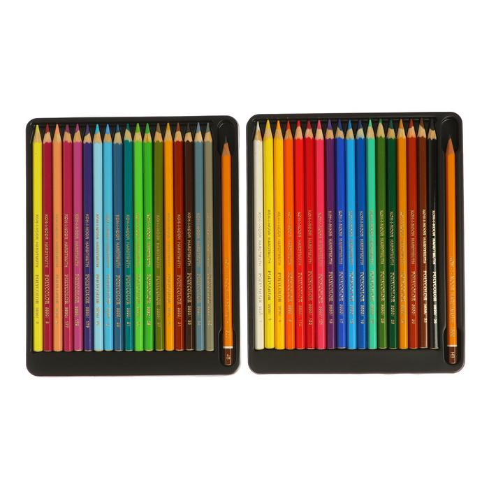 Карандаши 36 цветов Koh-I-Noor POLYCOLOR 3835, картонная упаковка, европодвес Карандаши 36 цветов Koh-I-Noor POLYCOLOR 3835, картонная упаковка, европодвес