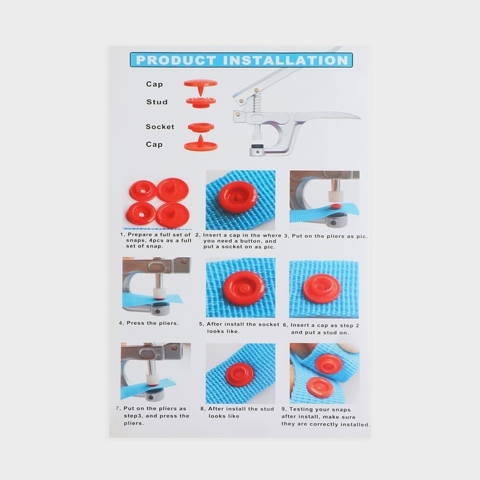 Кнопки пластиковые, d = 12 мм, 240 шт, в органайзере, цвет разноцветный Кнопки пластиковые, d = 12 мм, 240 шт, в органайзере, цвет разноцветный