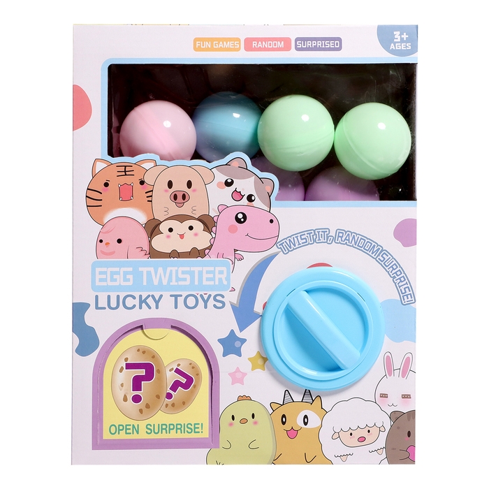 Детский игровой автомат «Сказочные зверята» с игрушками, в наборе 8 шаров-сюрпризов Детский игровой автомат «Сказочные зверята» с игрушками, в наборе 8 шаров-сюрпризов