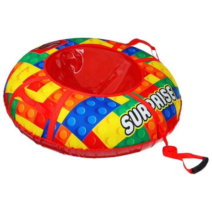 Тюбинг-ватрушка Winter Star «Кубики», диаметр чехла 100 см Тюбинг-ватрушка Winter Star «Кубики», диаметр чехла 100 см