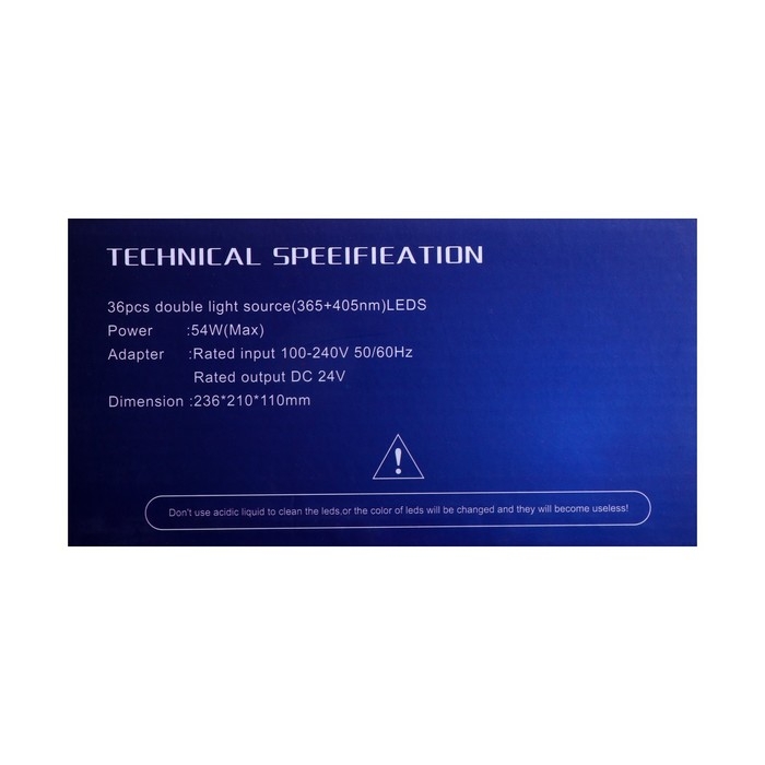 Лампа для гель-лака JessNail SUN X BL, UV/LED, 54 Вт, 36 диодов, таймер 10/30/60 сек, белая Лампа для гель-лака JessNail SUN X BL, UV/LED, 54 Вт, 36 диодов, таймер 10/30/60 сек, белая