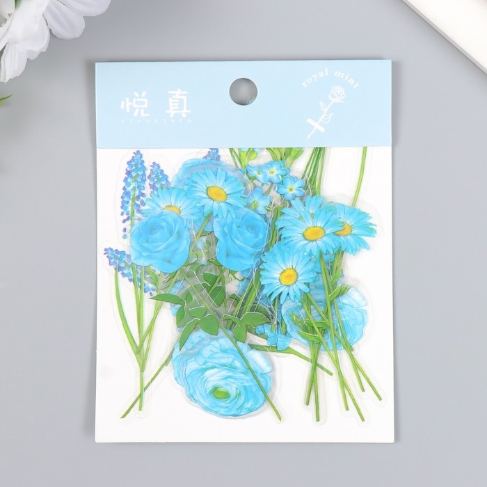 Набор наклеек Набор наклеек "Цветы. Королевская мята" 30 шт 8,5х11 см