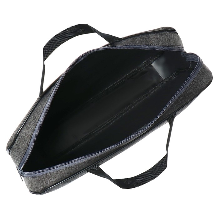 Папка с ручками А4, 350 х 270 х 60 мм, текстильная, Офис Премиум ПДМ-111 Папка с ручками А4, 350 х 270 х 60 мм, текстильная, Офис Премиум ПДМ-111 "Графит"