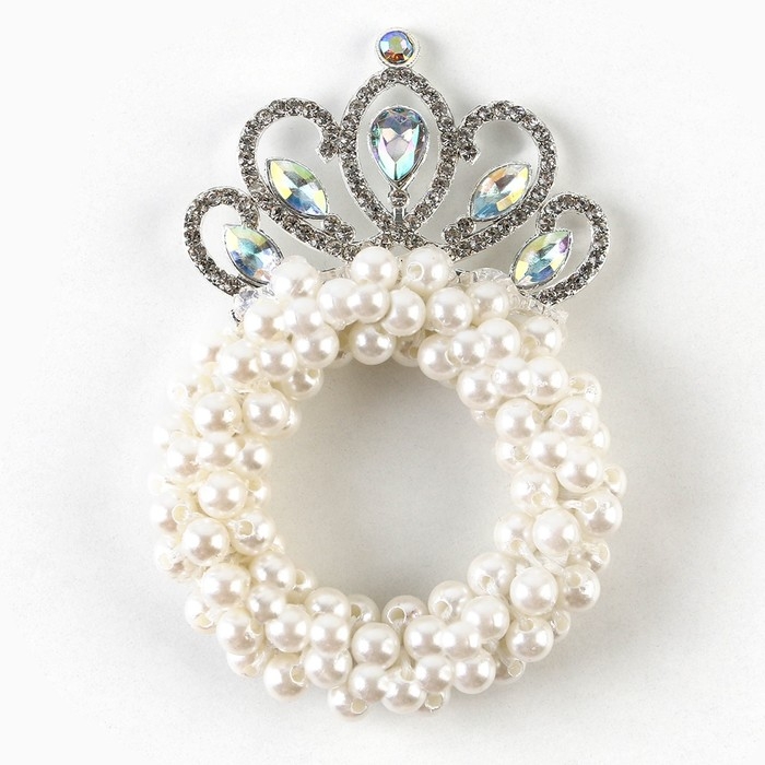 Резинка для волос новогодняя «Самой прекрасной» на Новый год, d = 5 см Резинка для волос новогодняя «Самой прекрасной» на Новый год, d = 5 см