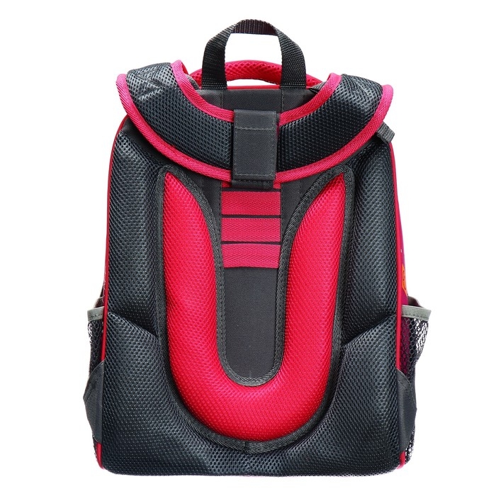 Рюкзак каркасный школьный 38 х 30 х 16 см, эргономичная спинка, Stavia Рюкзак каркасный школьный 38 х 30 х 16 см, эргономичная спинка, Stavia "Йорки", розовый