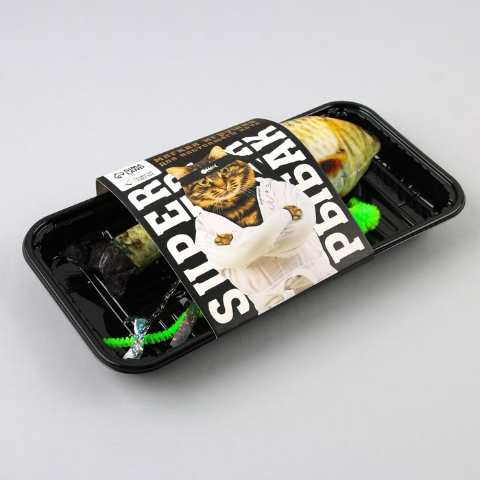 Мягкая игрушка для кошки «SUPER РЫБАК» Мягкая игрушка для кошки «SUPER РЫБАК»