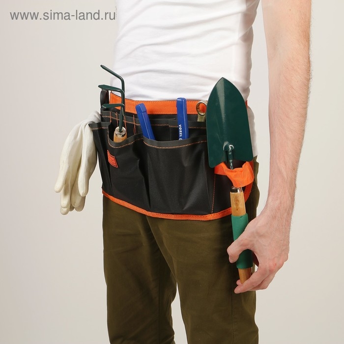 Поясная сумка для садового инструмента, 13 карманов Поясная сумка для садового инструмента, 13 карманов