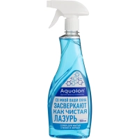 Средство для стекол и зеркал АQUALON Лазурь, 500 мл