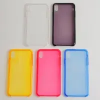 Чехол iPh XS MAX PC Clear цветные