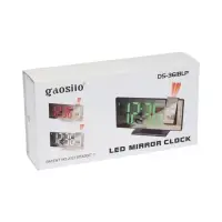 Часы-будильник электронные настольные с проекцией на потолок, 18.4&times;7.5 см, зеленая индикация