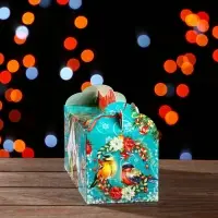 Подарочная коробка «Новогодние открытки» 23×10×10 см
