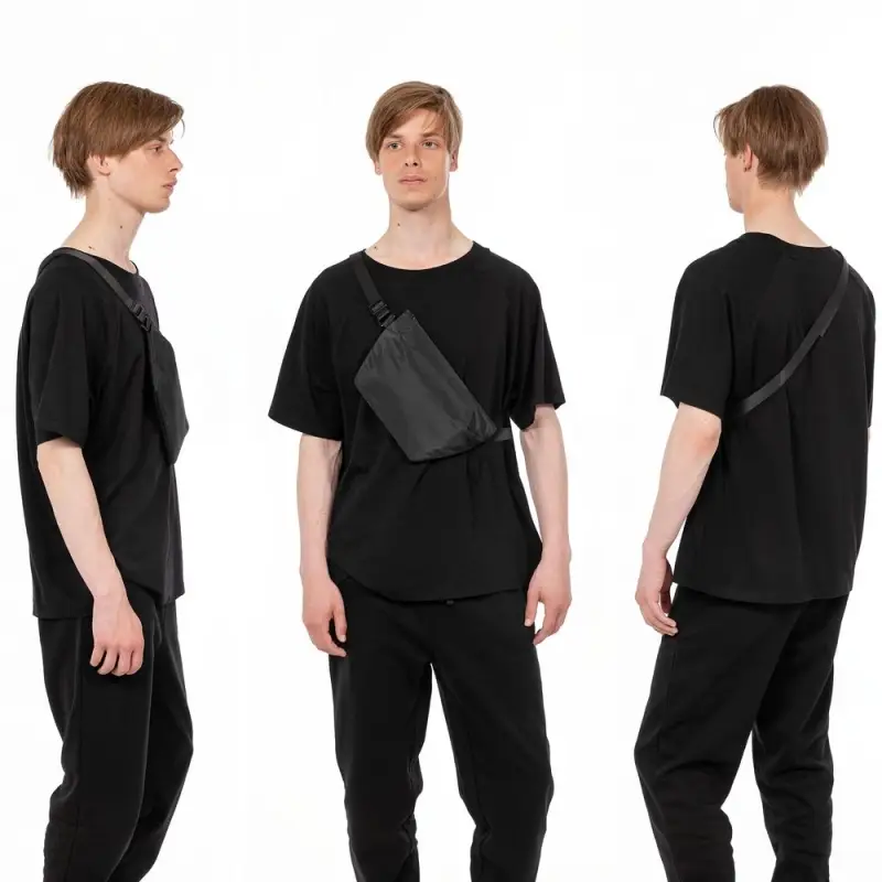 Поясная сумка W1, черная Поясная сумка W1, черная