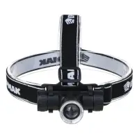 Фонарь налобный тм ЕРМАК, CREE XPE LED, 4 режима, 1200мАч, 8,3х3,8х7,3см, USB кабель, пластик