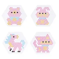 Аквамозаика "Розовые животные" 4 фигурки