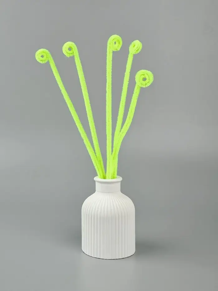 Синельная проволока набор 50 шт., зелёный неон, 30 см